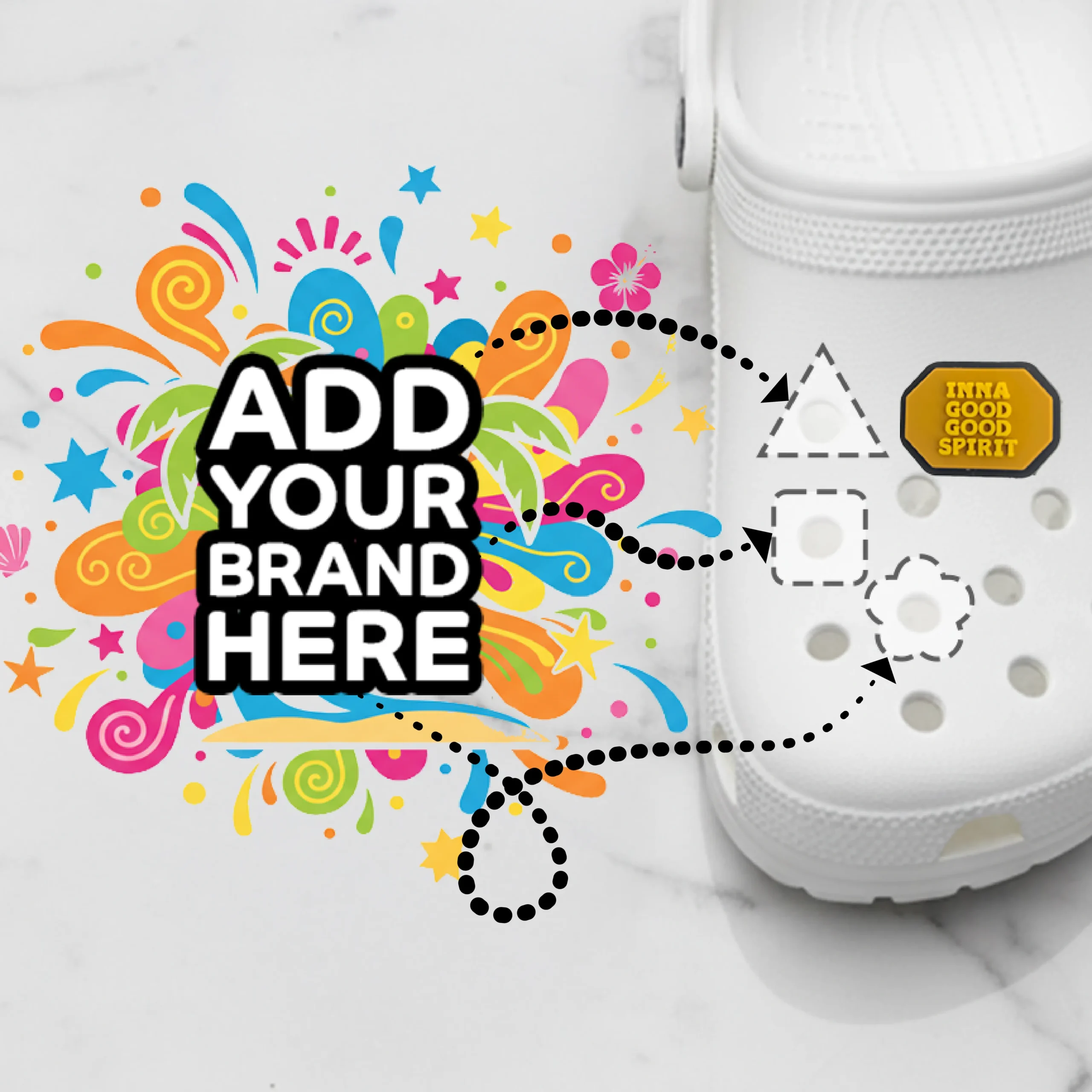 Customise your own Crocs Charms and Straw Toppers